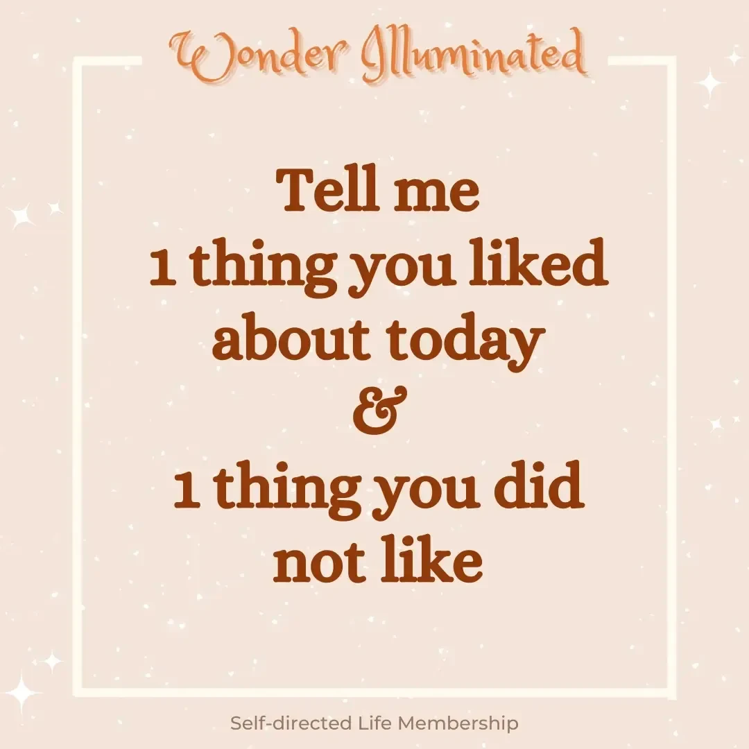 Wonder Illuminated: 1 thing you liked & 1 thing you did not like
