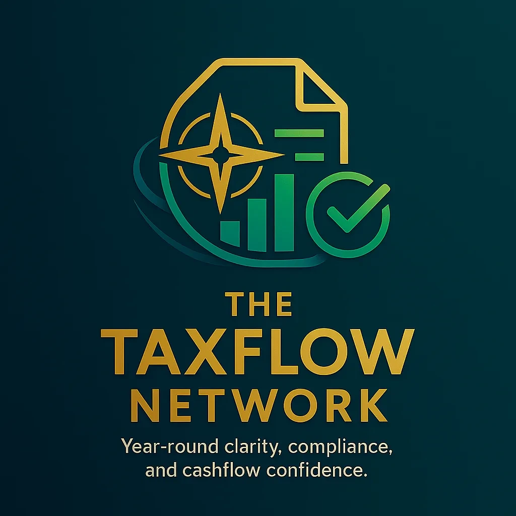 The TaxFlow Network logo