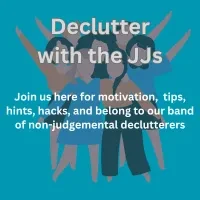 Declutter with the JJs logo