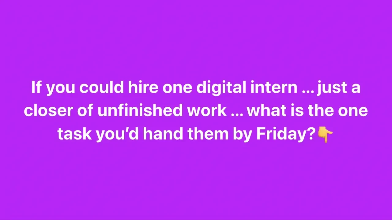 An AI Intern ... not a Genius
