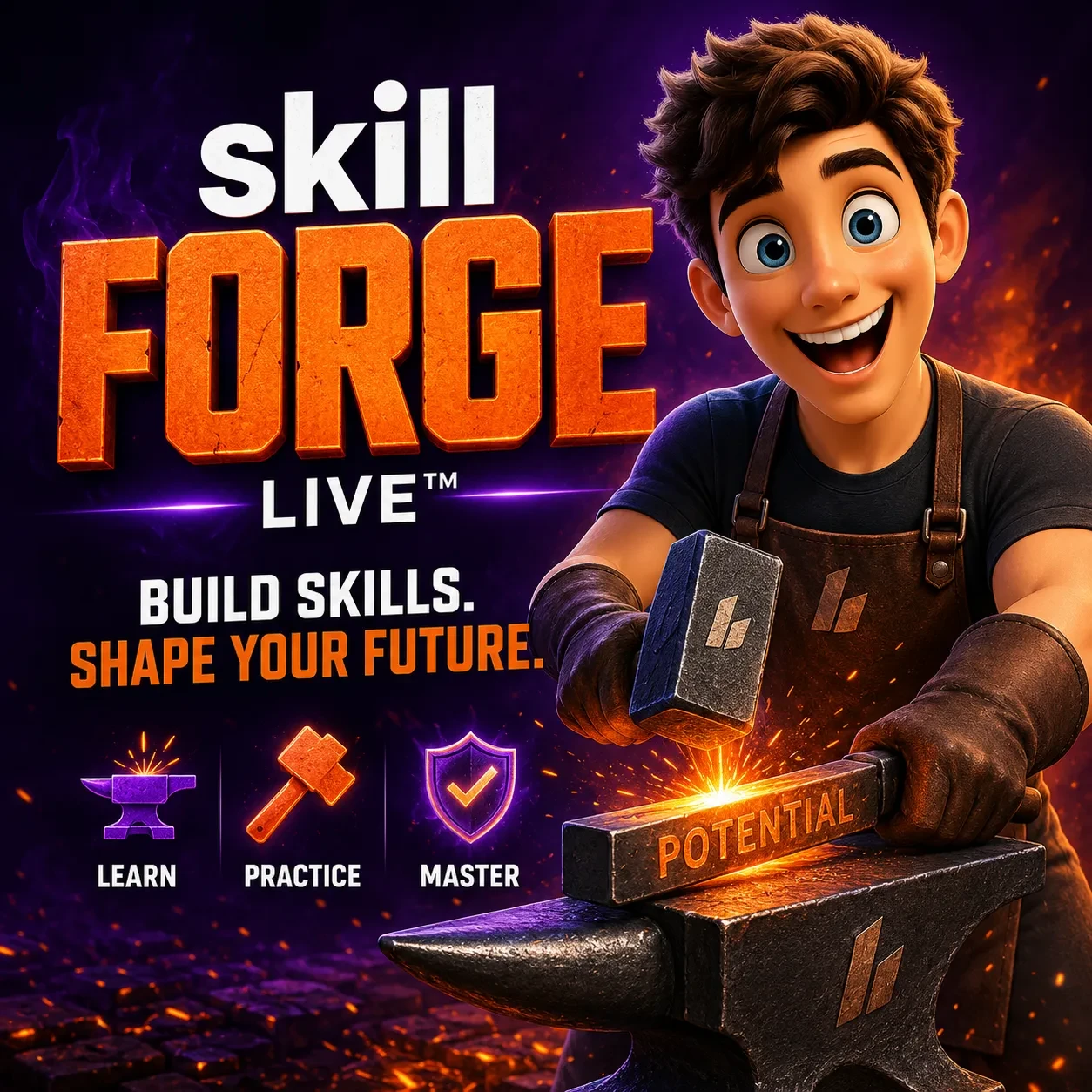 skillFORGE LIVE™ logo