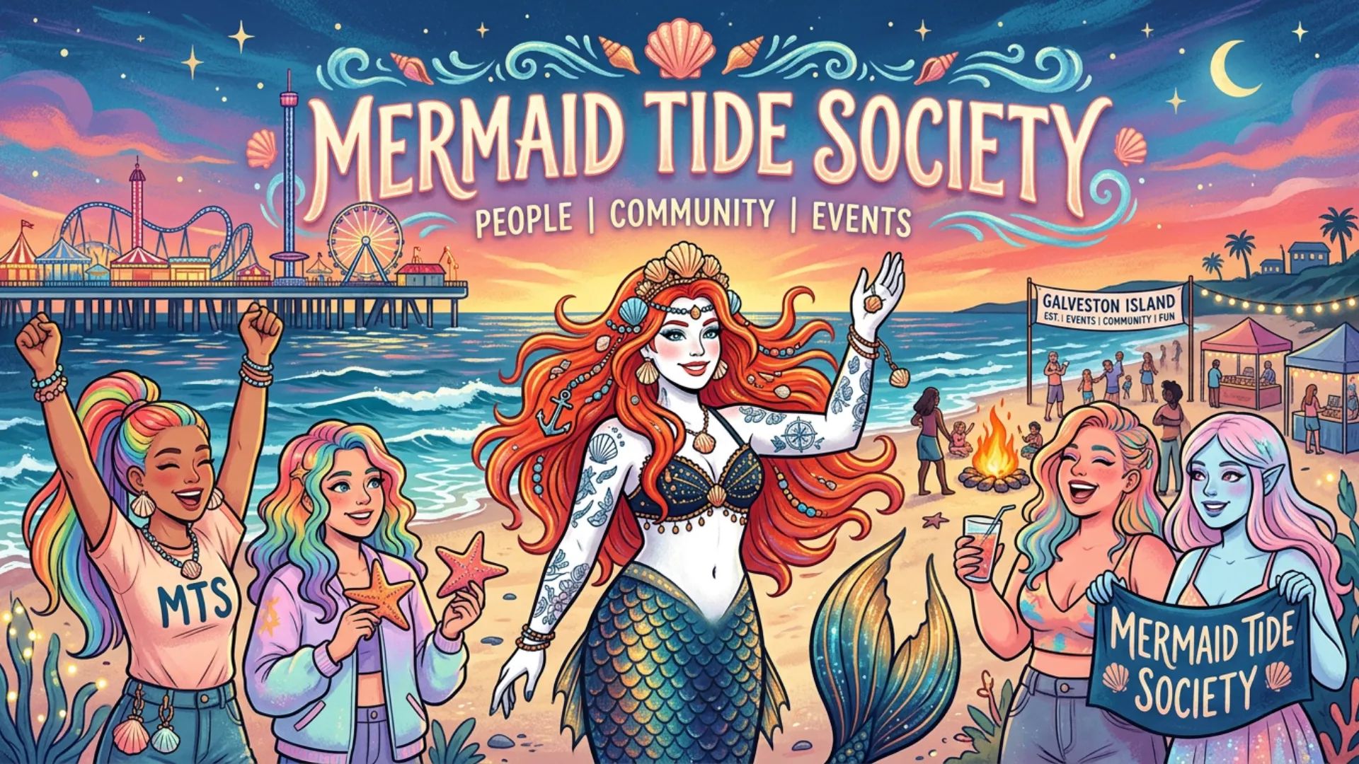 Mermaid Tide Society banner