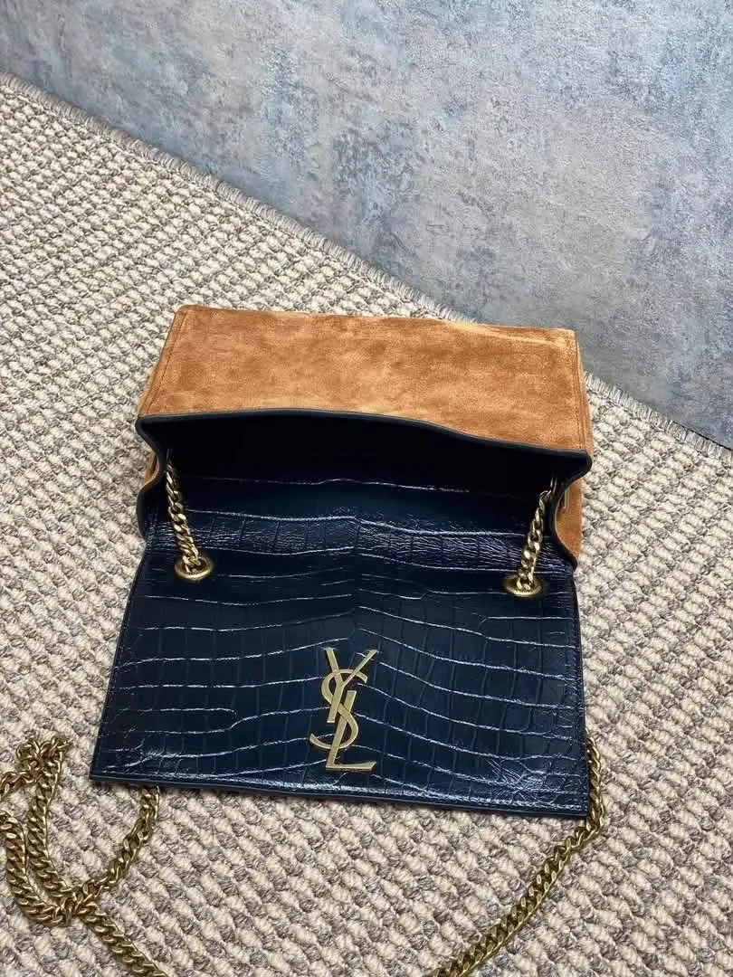 00141 YSL Suede crossbody