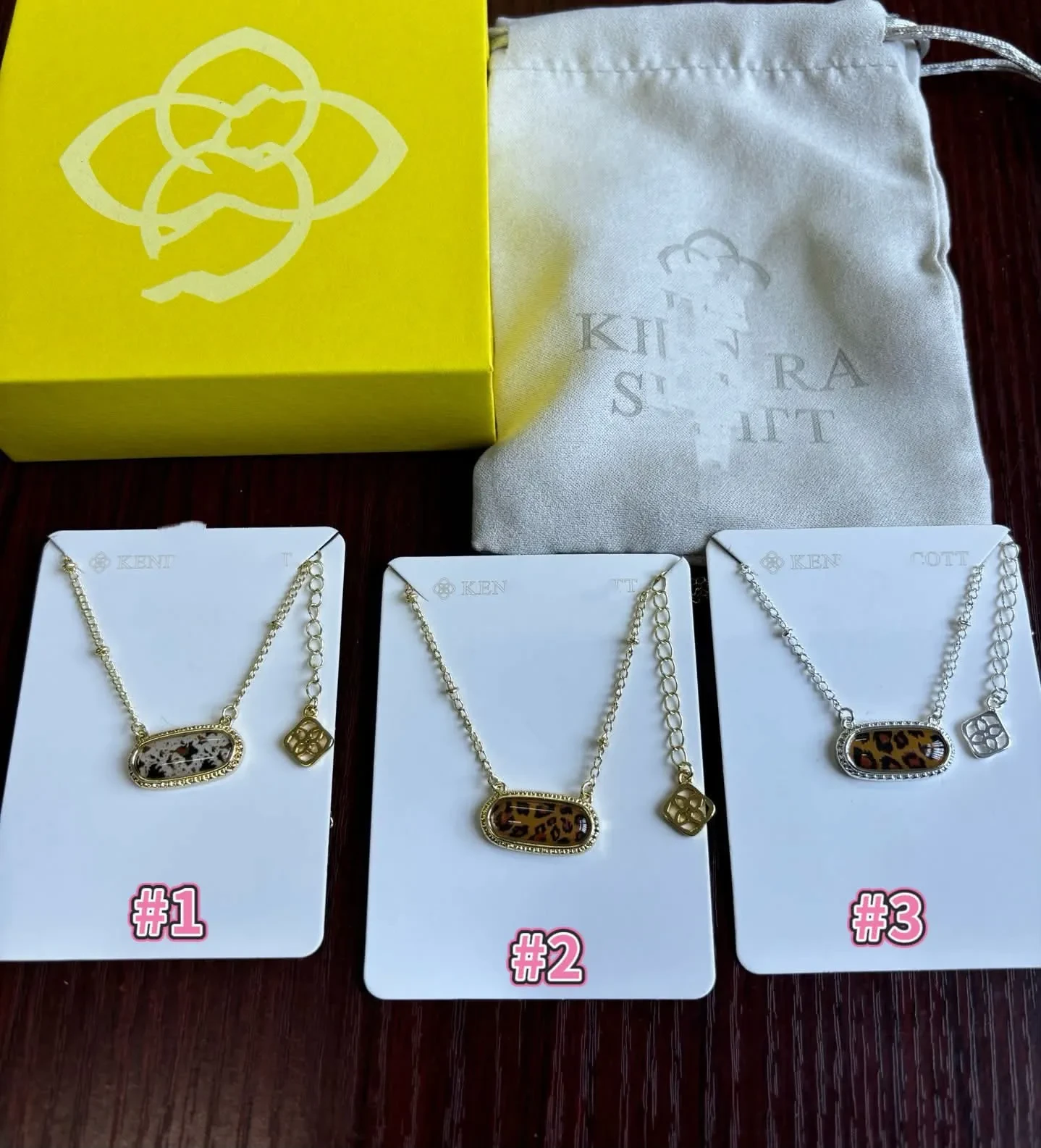 00044 Kendra Scott Leopard Necklaces 09-28-26