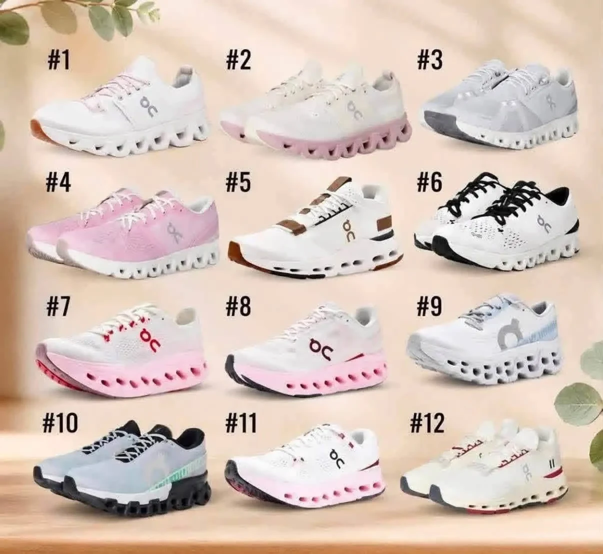 00186 On Cloud tennis shoes