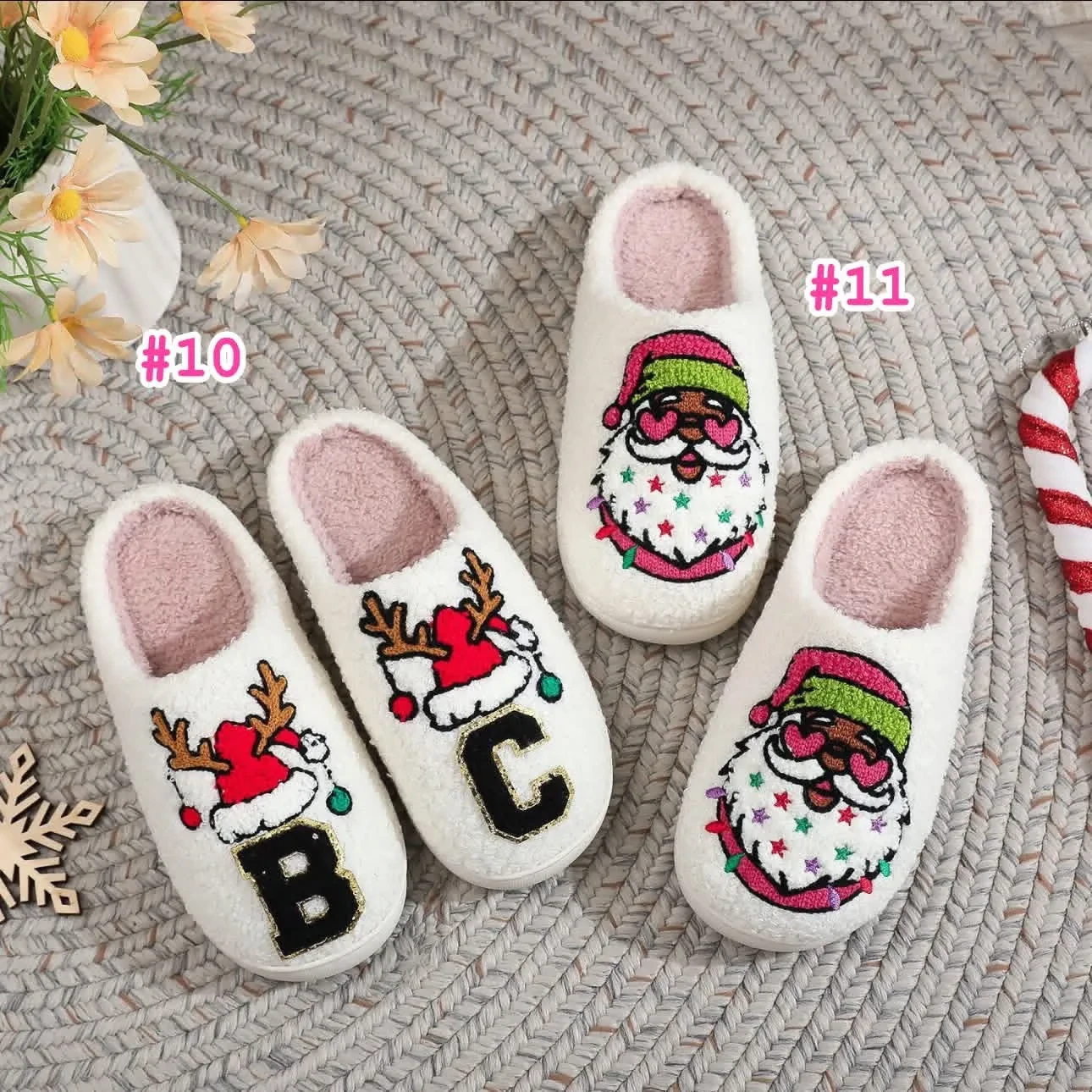 00048 Holiday Slippers