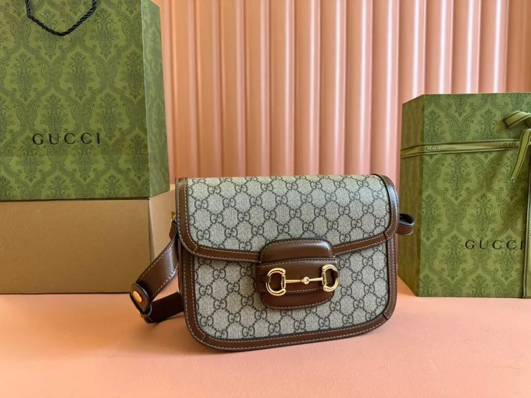 00167 Gucci Horsebit 1955 Shoulder Bag 10-9-2026