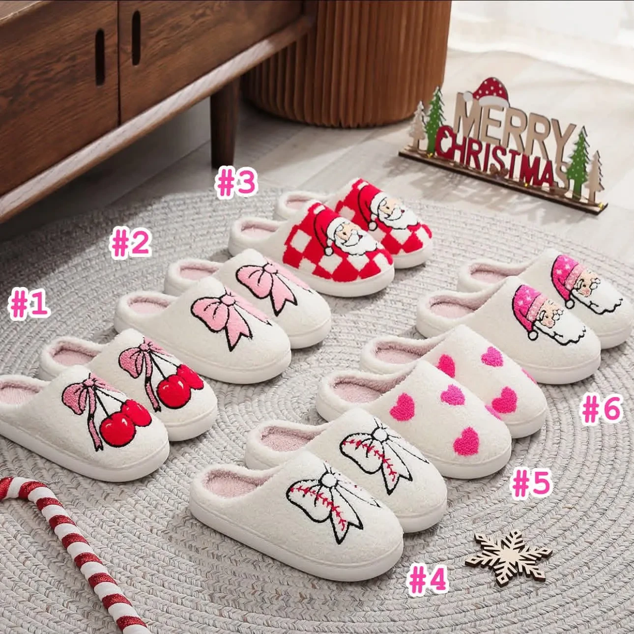00048 Holiday Slippers