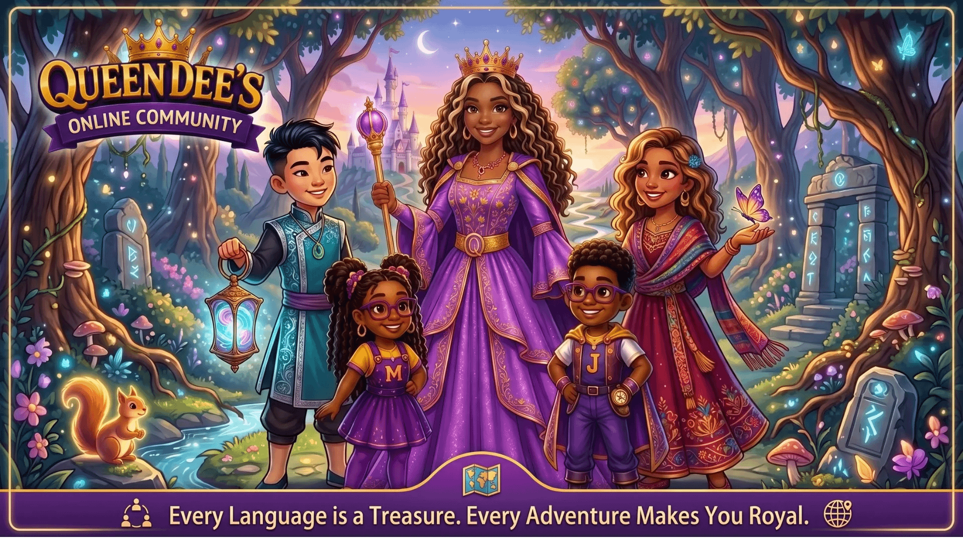 Queen Dee's Kingdom Adventures banner