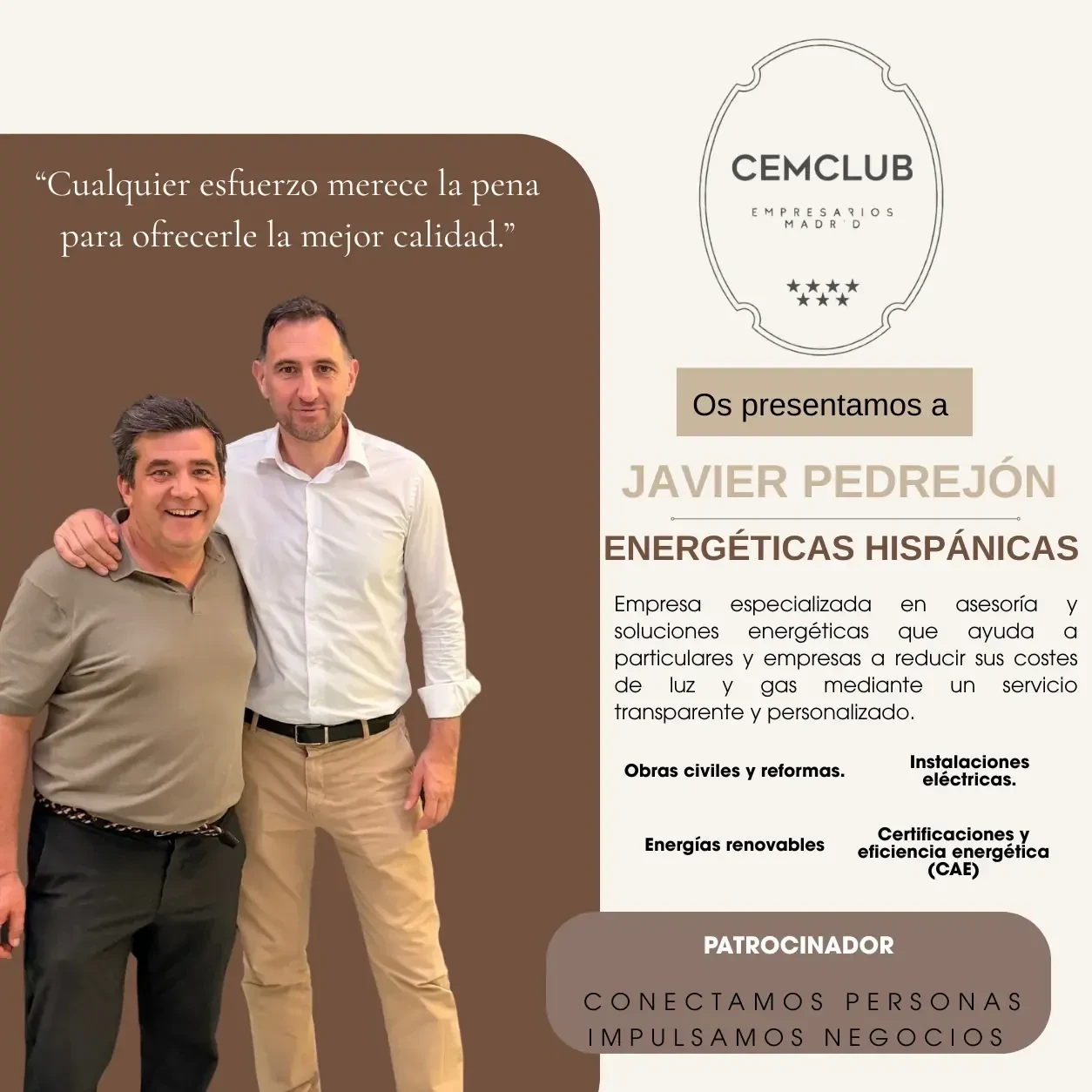 ENERGÉTICAS HISPANIA - PATROCINADOR 