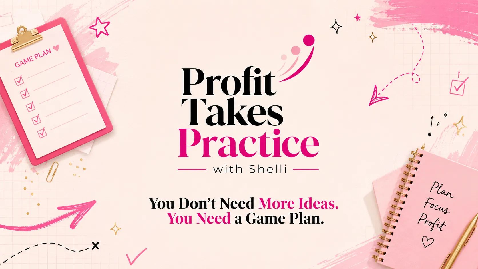 Profit Takes Practice banner