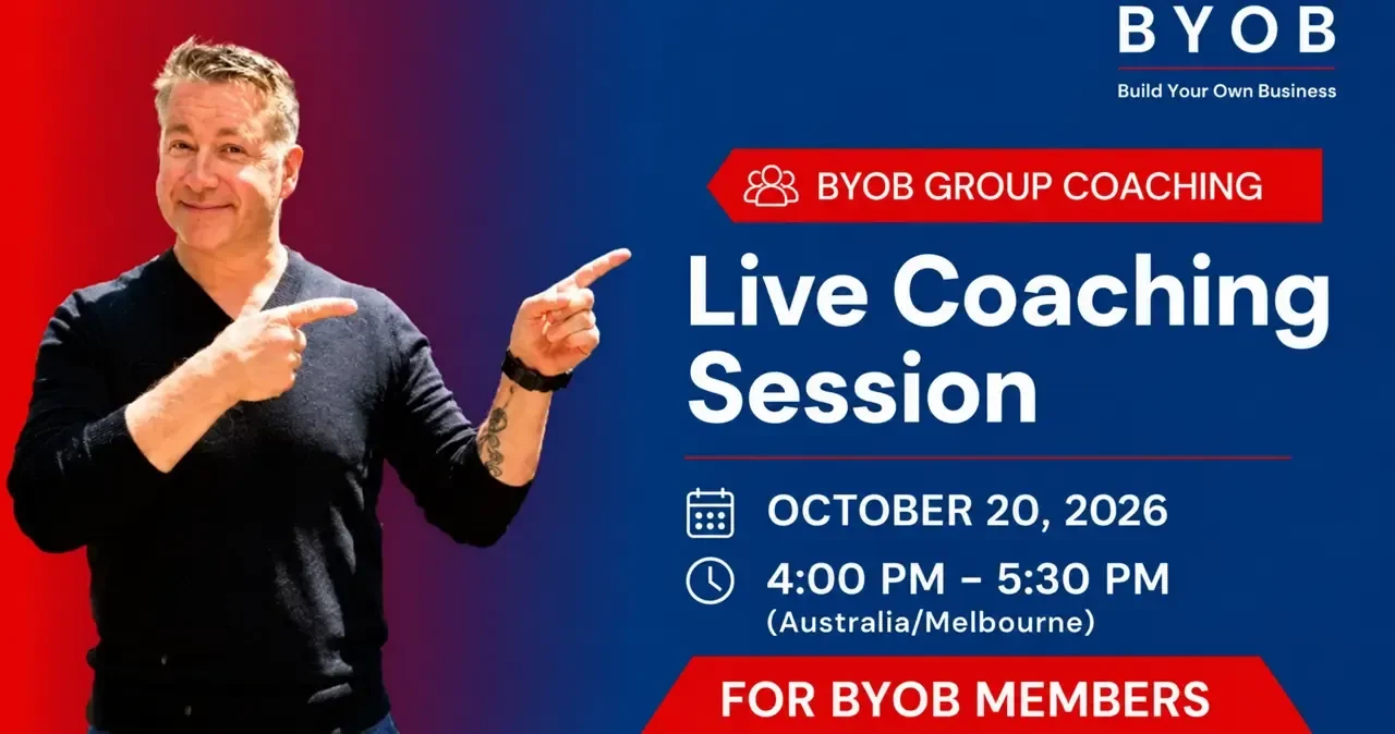 LIVE GROUP COACHING TOMORROW!
