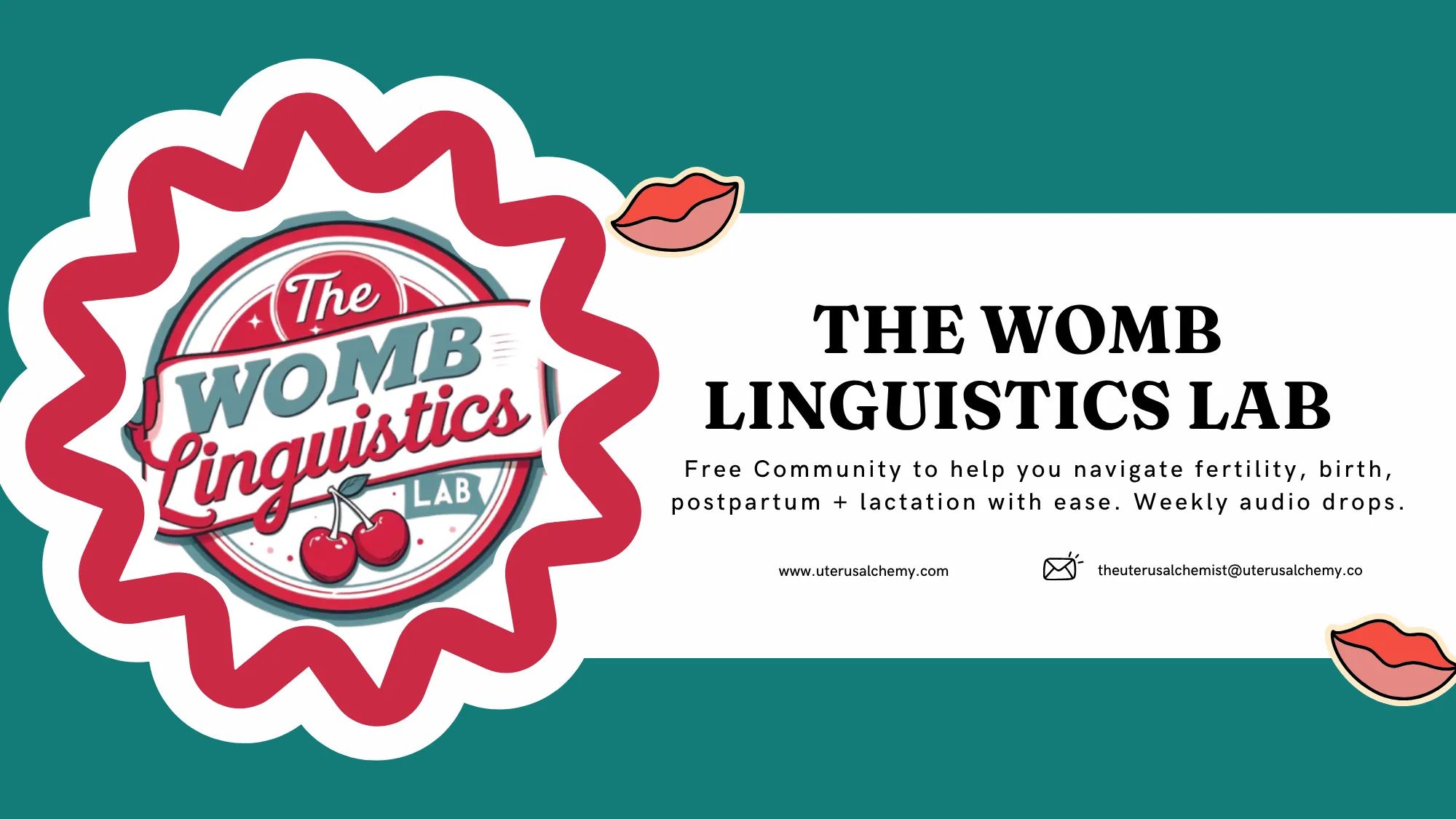 The Womb Linguistics Lab banner
