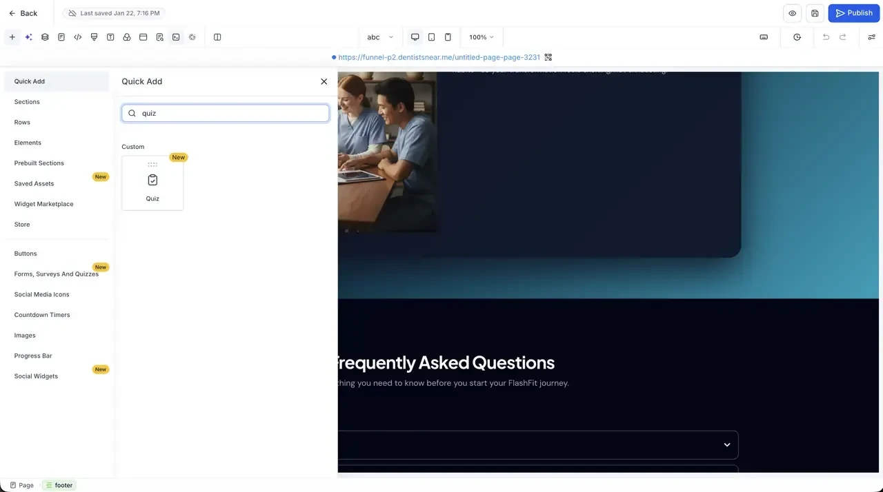 🎯 Quiz Element kommt nativ in Funnels & Webseiten