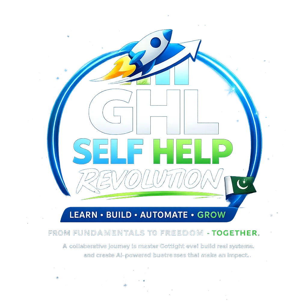 GHL Self Help Revolution logo