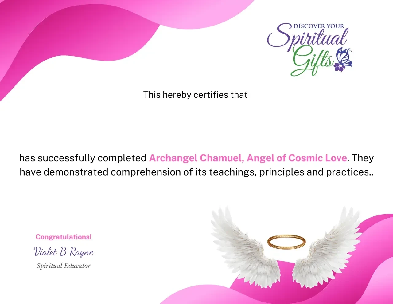 Archangel Chamuel, Angel of Cosmic Love