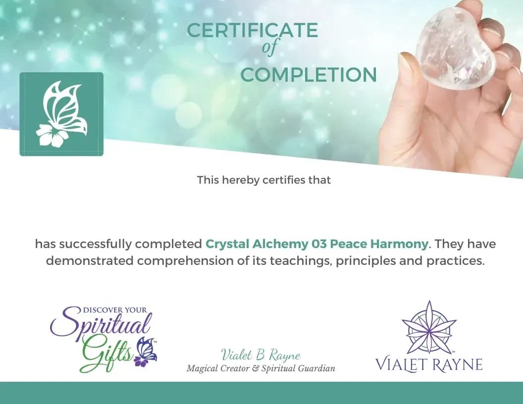Crystal Alchemy 03 Peace Harmony