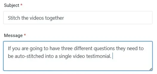 Video Testimonials