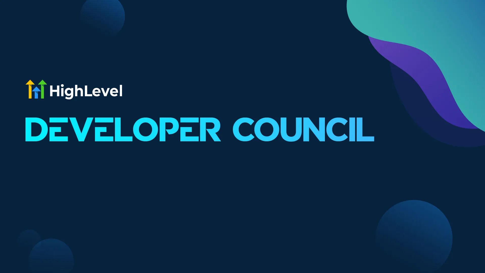 Developer Council banner