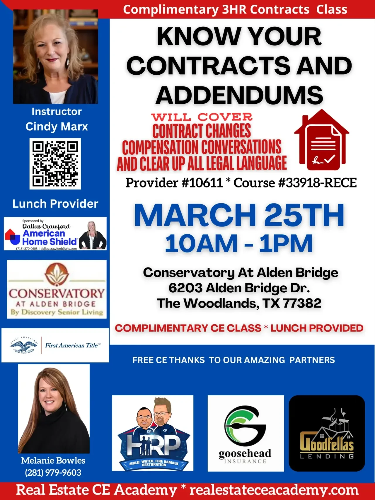Complimentary Three (3) Hour Contracts Class