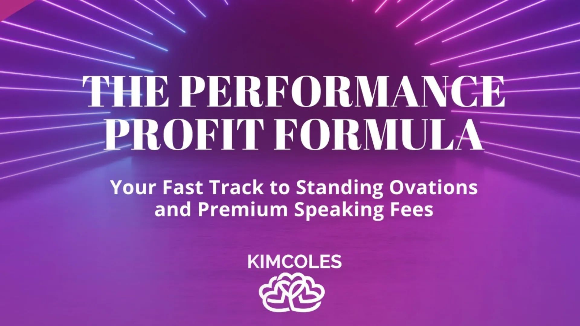 THE PERFORMANCE PROFIT FORMULA