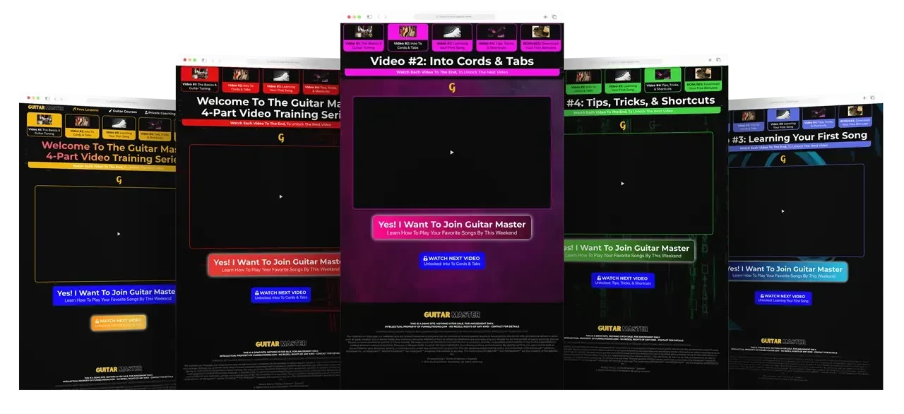 NEW! ColorPop WarmUp Funnels Templates (Extended Edition)