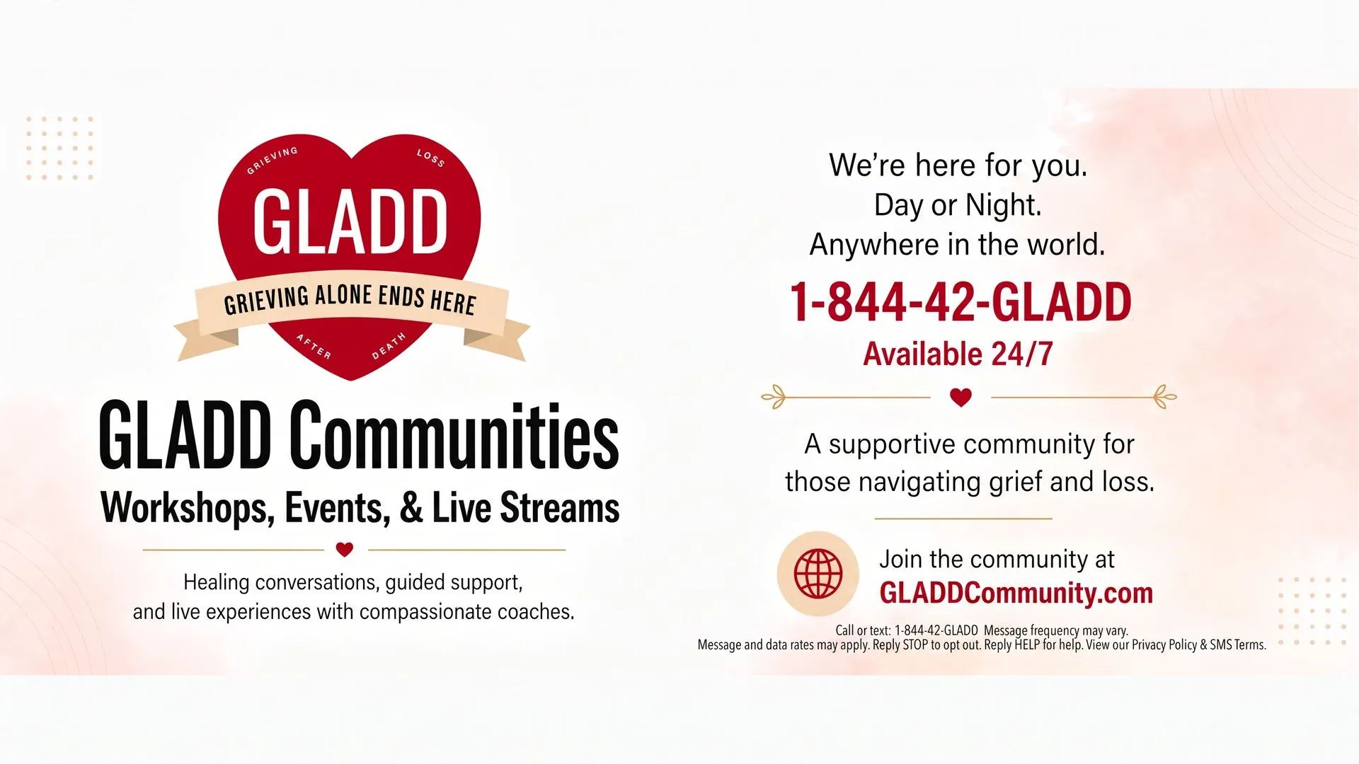 GLADD Community banner
