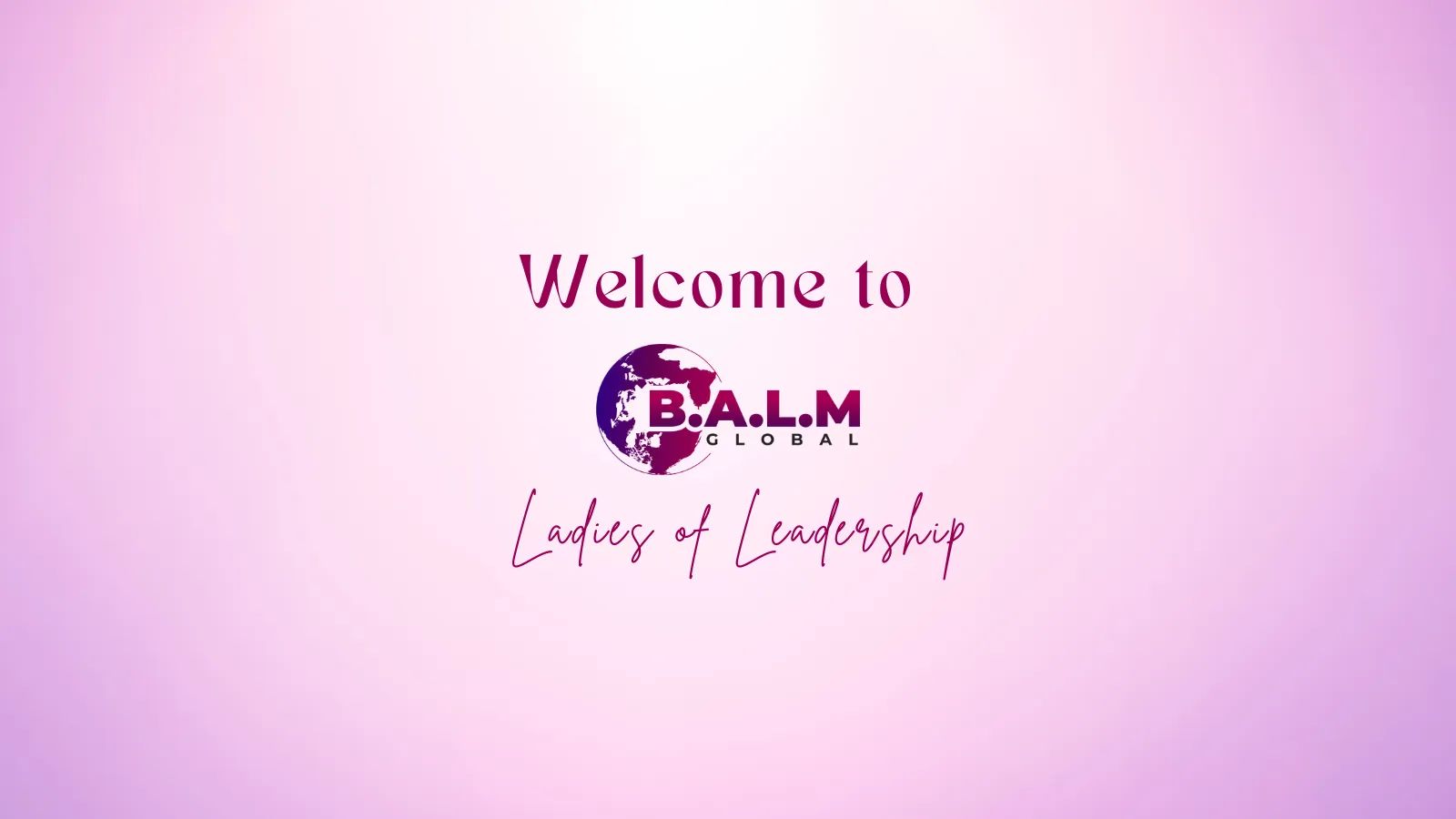My Ladies of Leadership