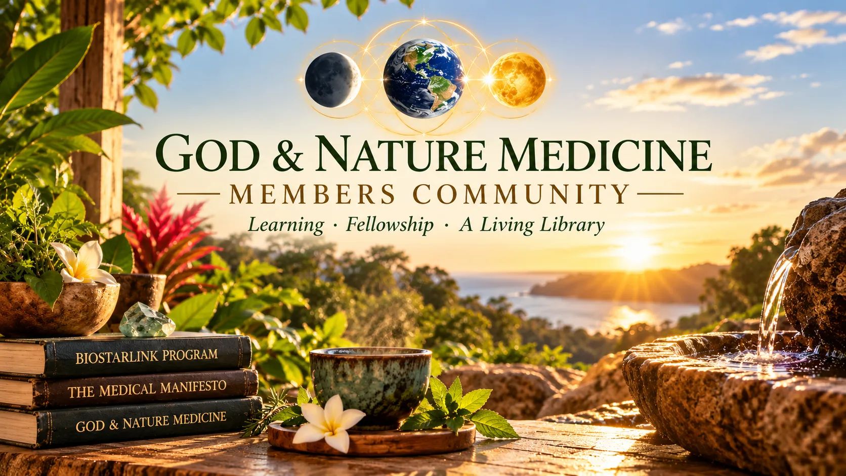God and Nature Medicine Member banner