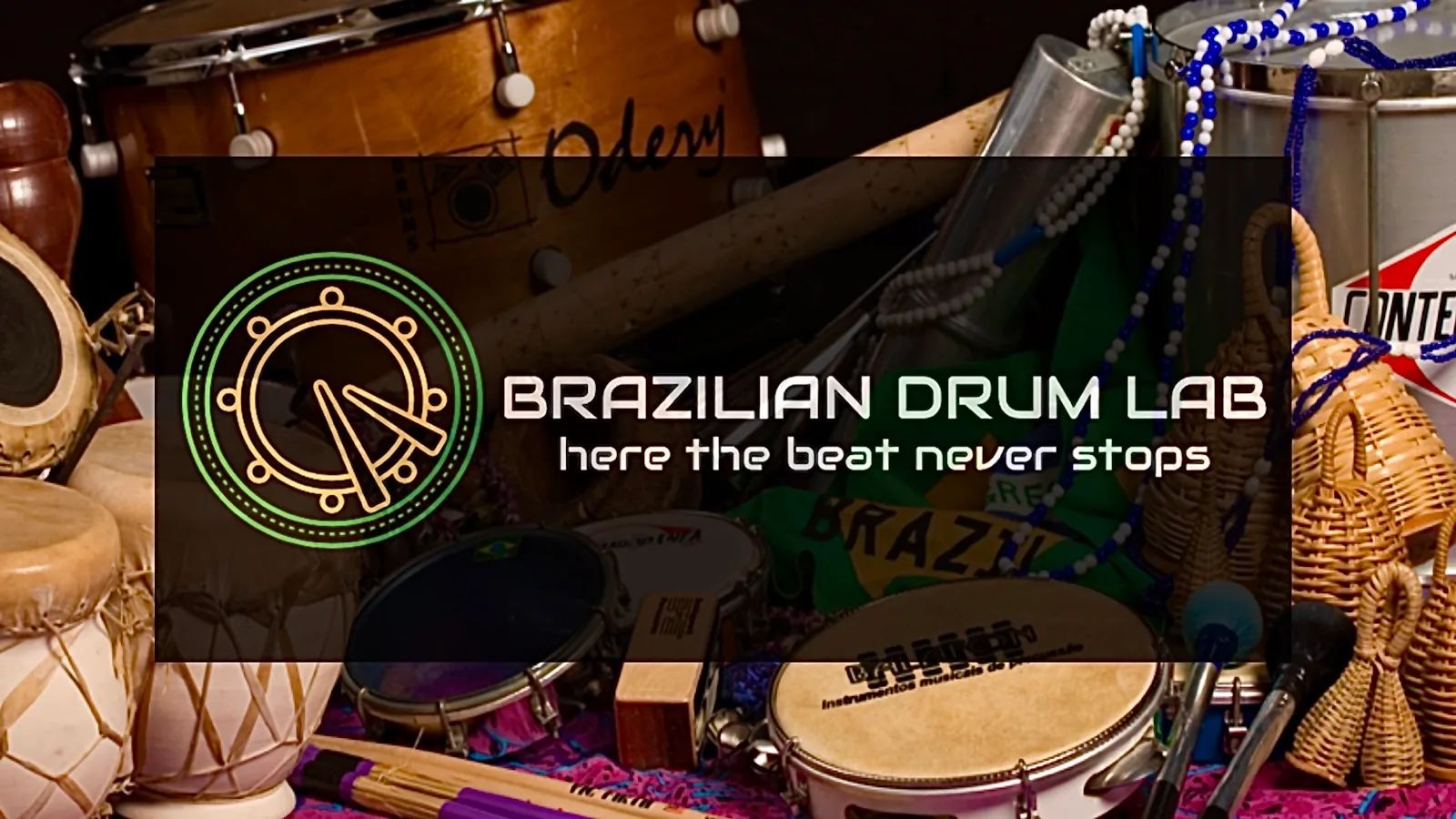 Brazilian Drum Lab banner