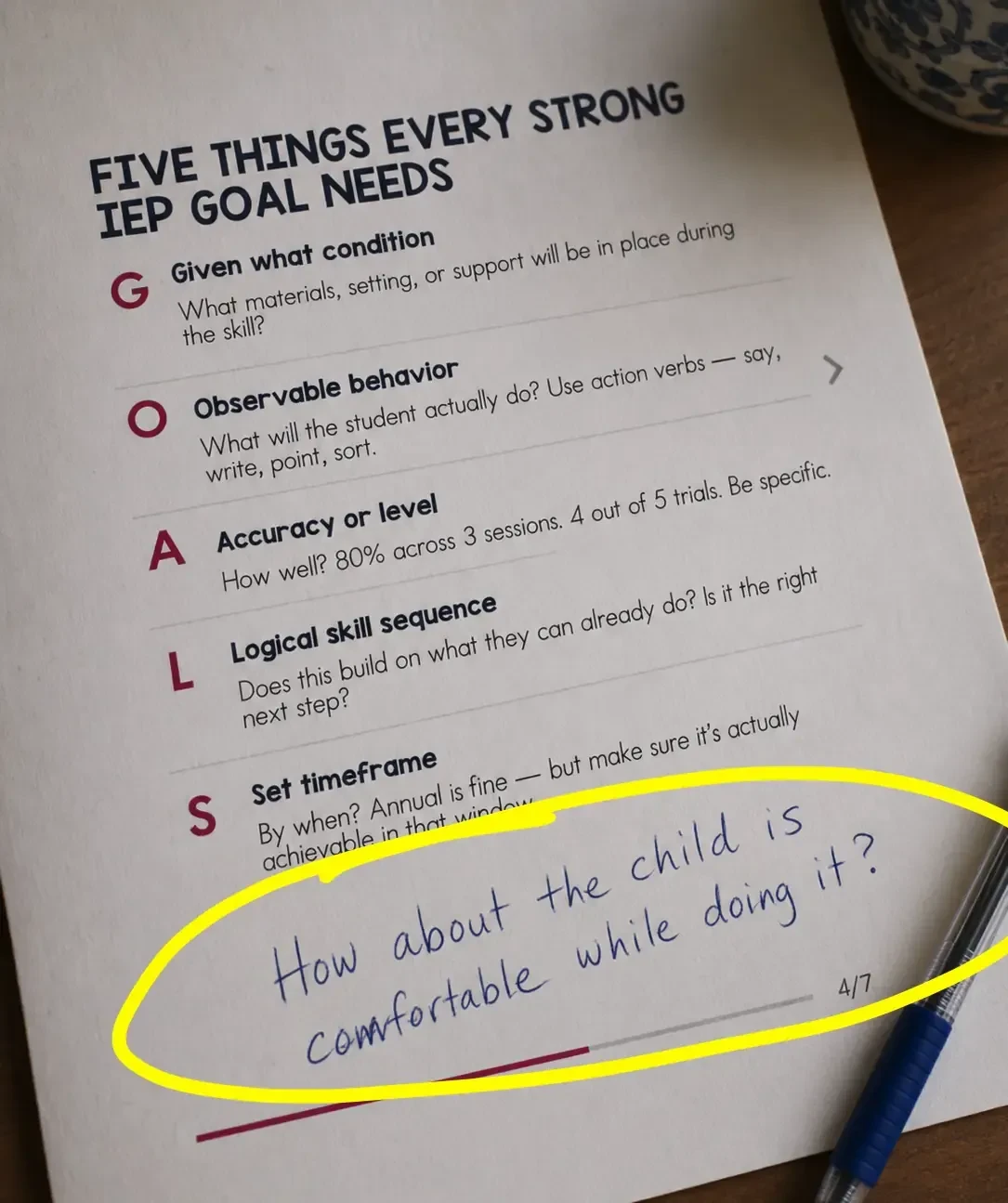 Children deserve to be comfortable