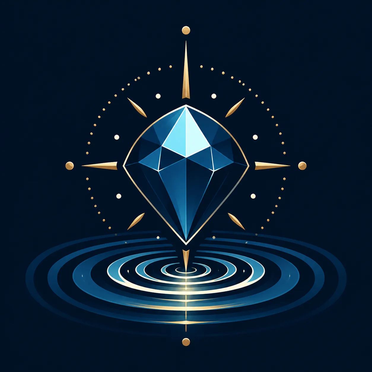 Blue Jewel Practice Circle