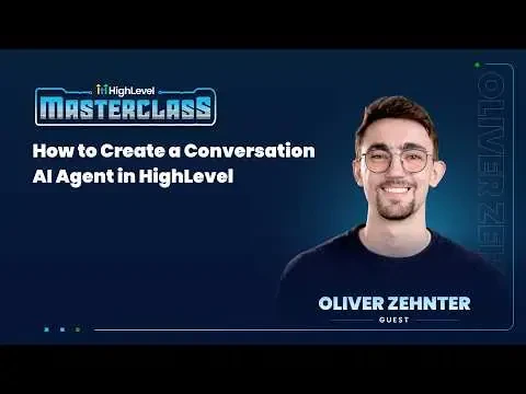 Background for New Masterclass! - How to Create a Conversation AI Agent in HighLevel