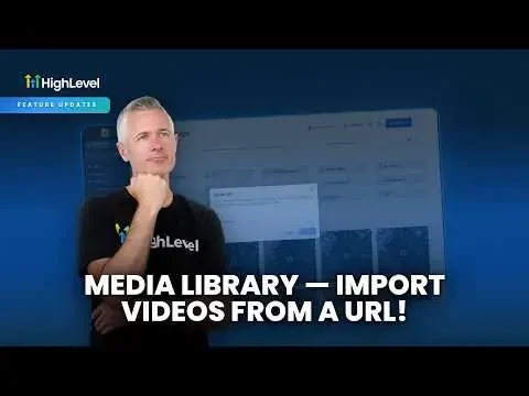 New Feature Update! - Media Library — Import videos from a URL!