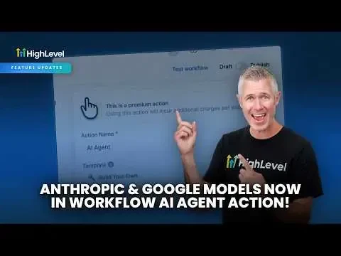 New Feature Update! - Anthropic & Google models now in  Workflow AI Agent Action!