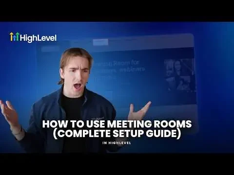 HighLevel How-To - How to Use Meeting Rooms in HighLevel (Complete Setup Guide)