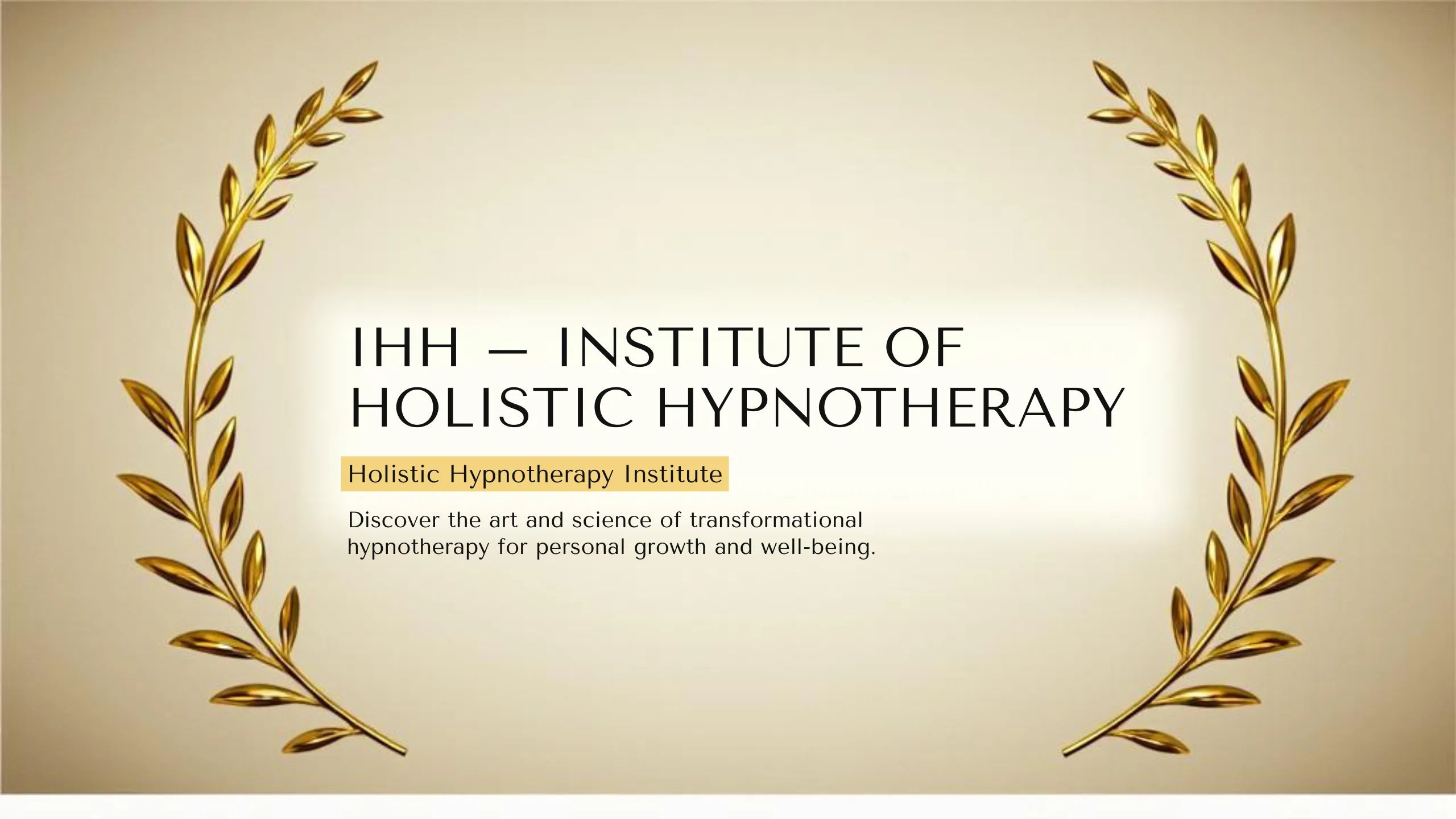 IHH Hypnotherapy Institute