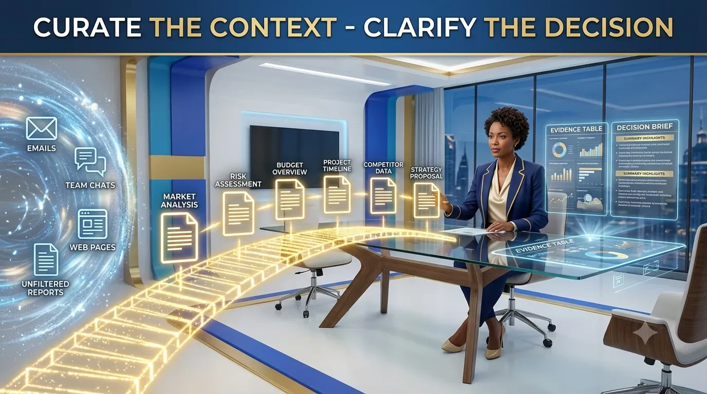 The Scoped Notebook: Build a Decision Room That Uses Only the Sources You Choose