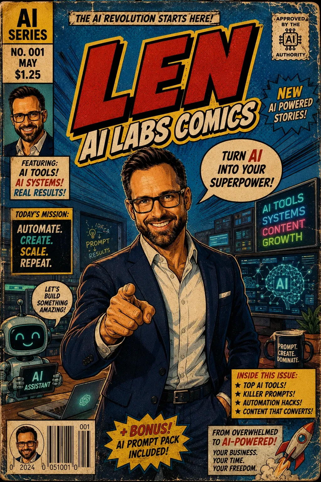 Vintage Archie-Style Comic Cover