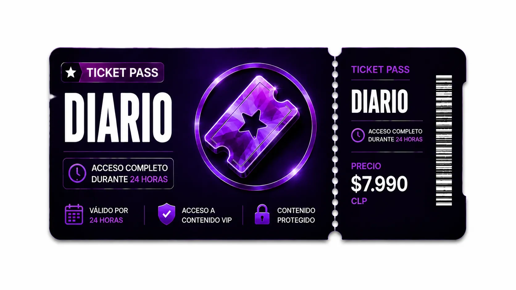 🎟 Comprar Ticket Diario