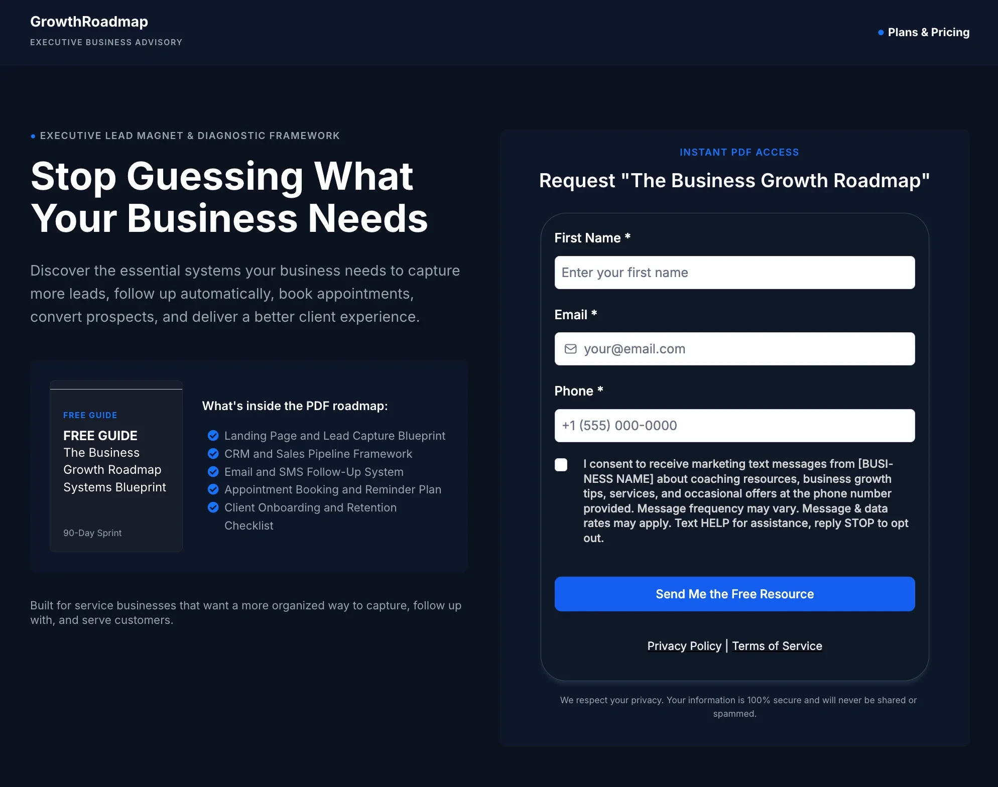 Business Coach Growth Snapshot