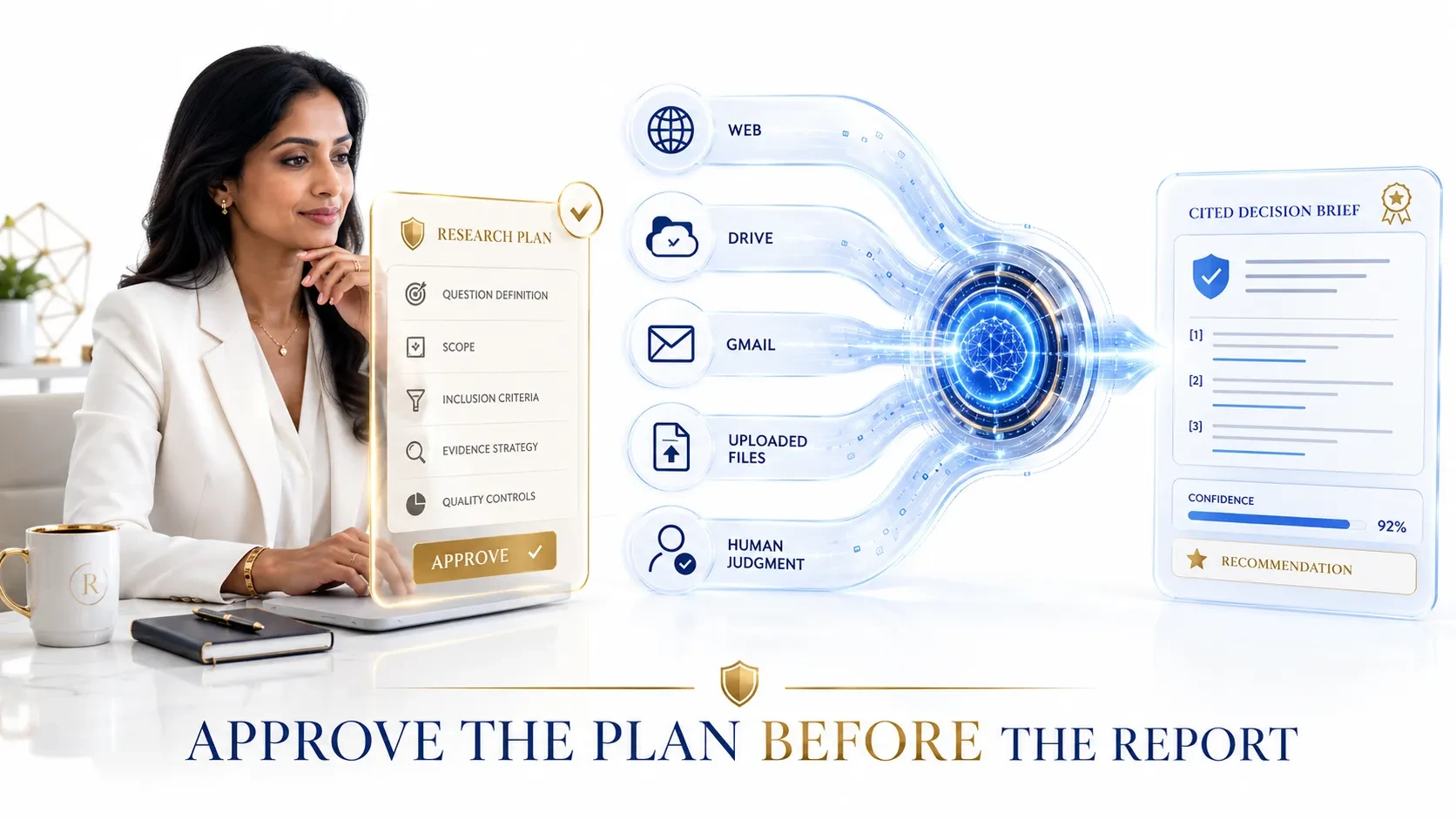 The Research Plan You Approve Before the Report