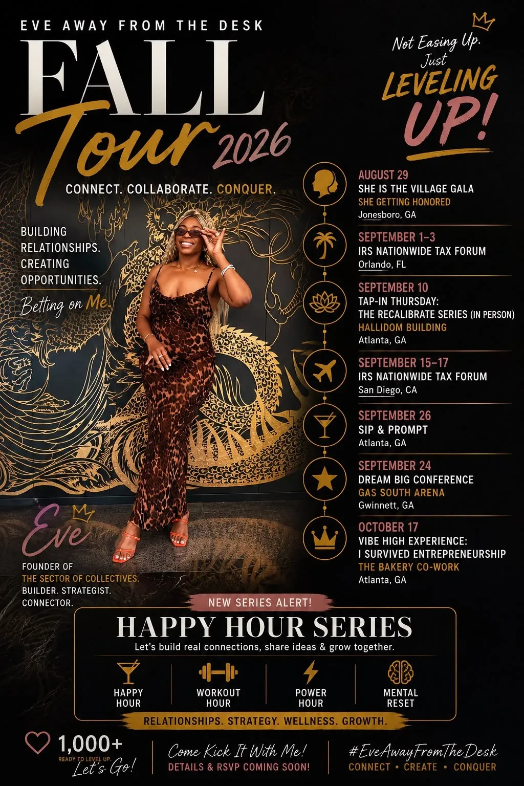 ✨ EVE AWAY FROM THE DESK — FALL TOUR 2026 ✨