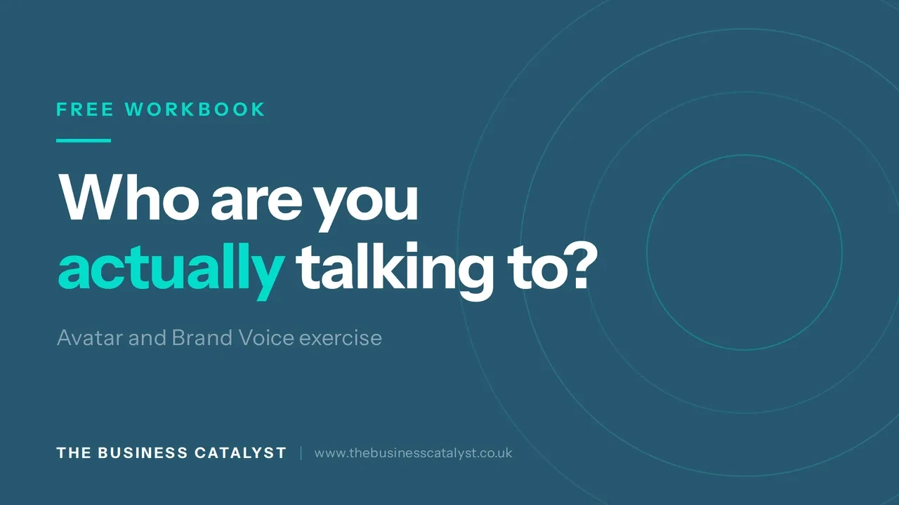 New walkthrough: the Avatar and Brand Voice workbook