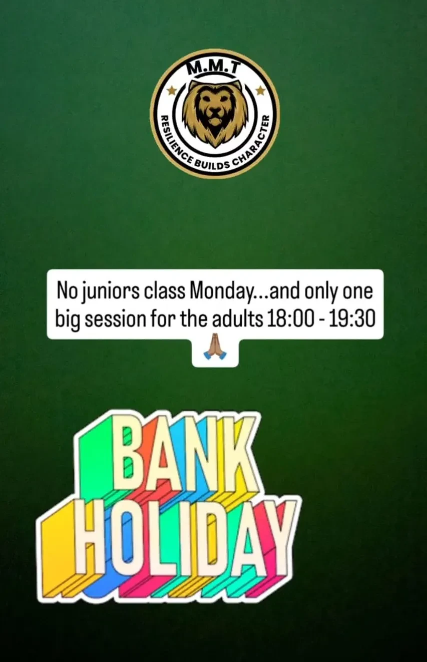 Bank Holiday Monday 31st class update
