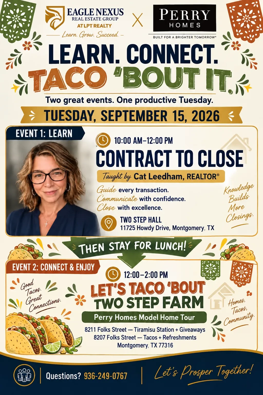Let's 'Taco about Contract to close!