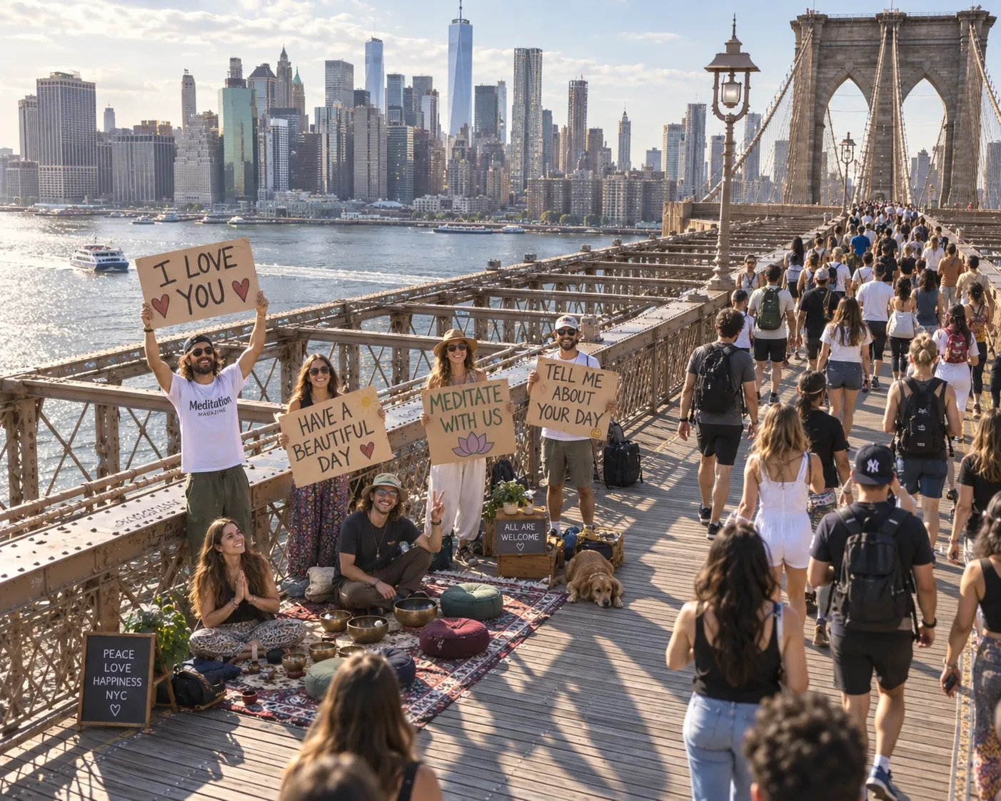 Anyone in NYC want to join us for a peace, love & meditation event tomorrow?