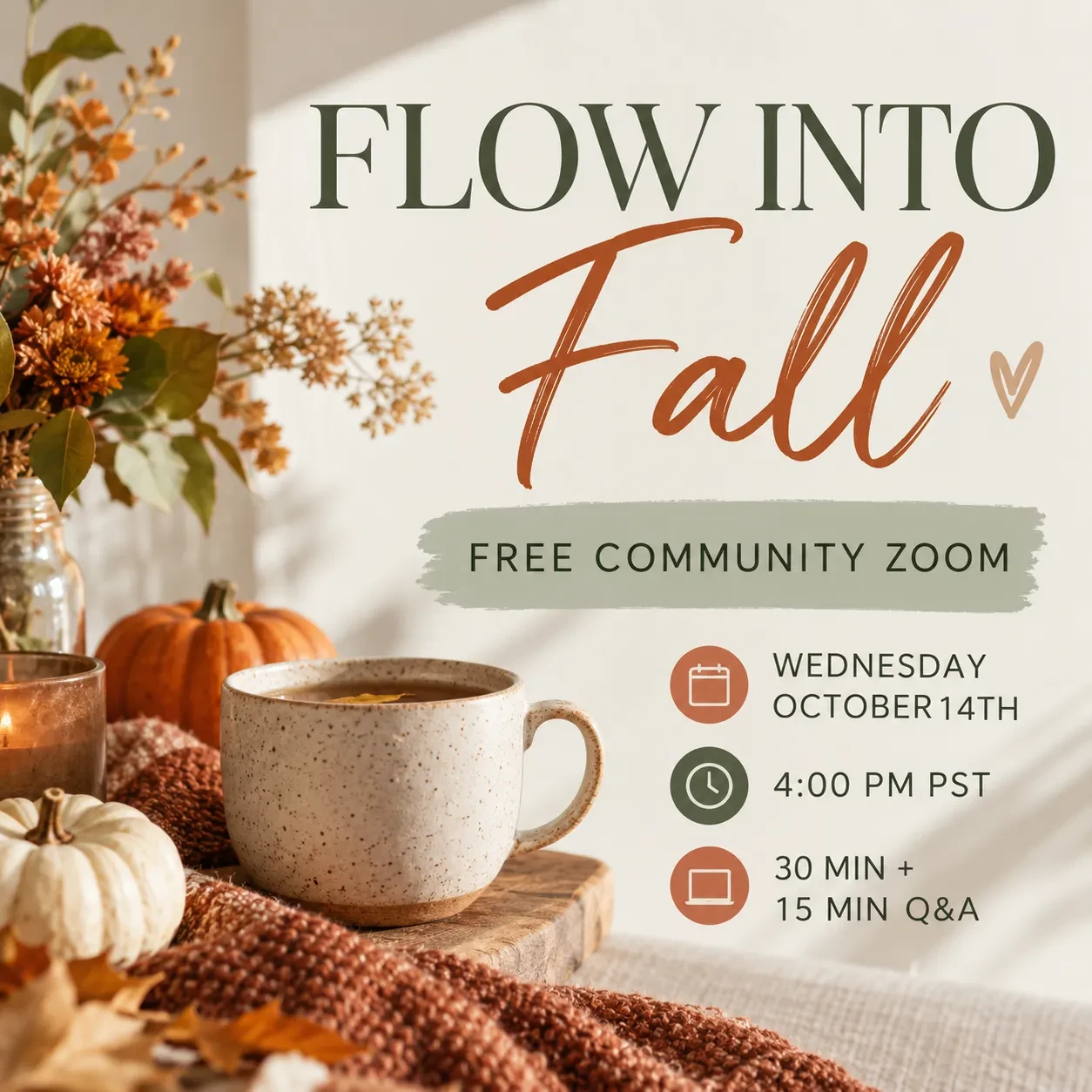 🍂 Who wants to Flow Into Fall with me?