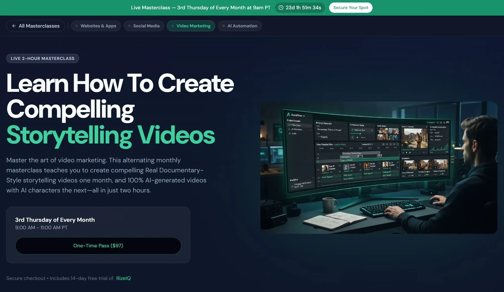 RizeIQ Thursday Masterclass Series
