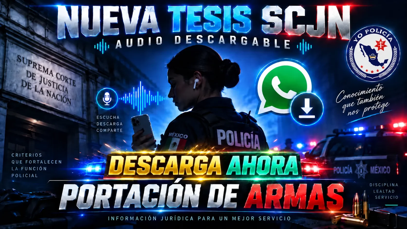 Nuevo Audio-Tesis de la SCJN de la Portación de Armas de Fuego